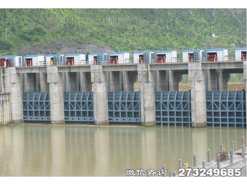 精河县拦水大坝闸门