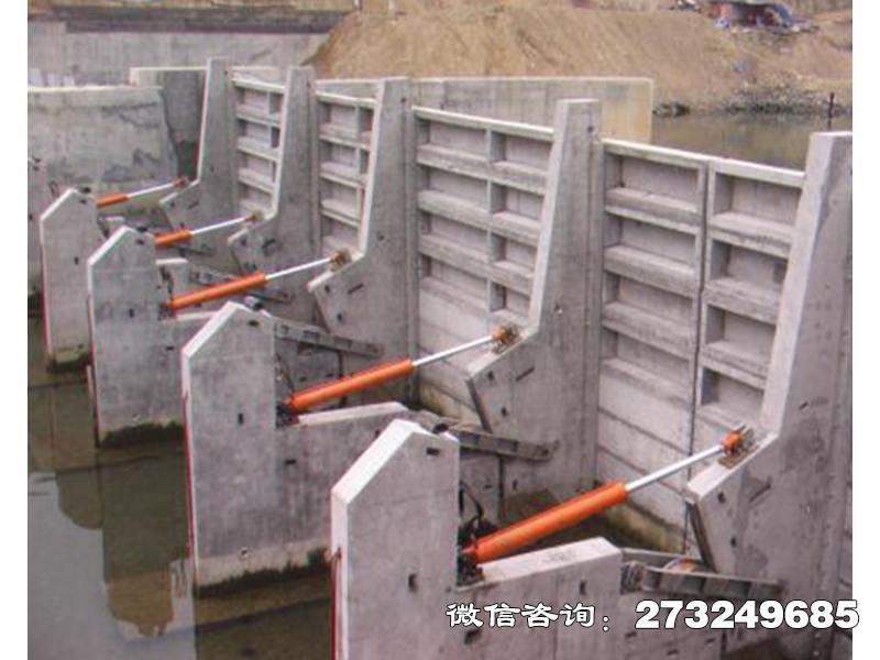 轮台县水库水电站液压闸门