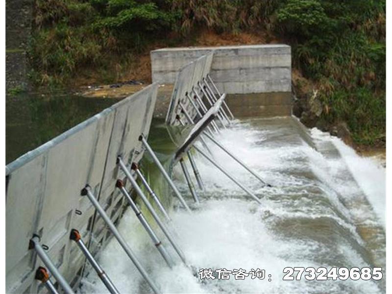 轮台县水利建设液压钢坝
